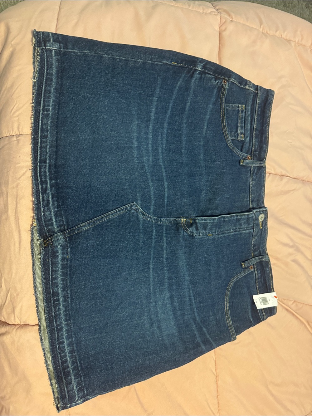 Old Navy Dark Blue Denim Mini Skirt